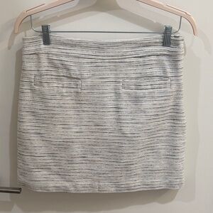 LOFT Tweed Striped Skirt